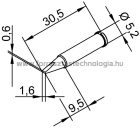102CDLF-16 Pákahegy Ersa 1,6 x 0,6 mm