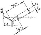 102CDLF-24 Pákahegy Ersa 2,4 x 0,8 mm