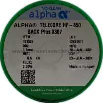 Forrasztóón ólommentes ALPHA SACX Plus 0307 HF-850 1,5mm