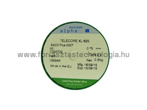 Forrasztó ón ólommentes SACX0307 0,75 mm / 500 g
