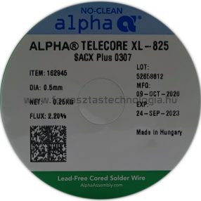 Forrasztó ón ólommentes SACX 0,5mm 0,25kg 2,2