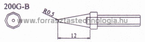 200G-B Pákahegy Quick 0,5 mm