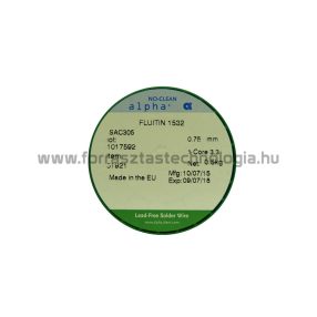 Forrasztó ón ólommentes SAC305 0,75 mm / 500 g
