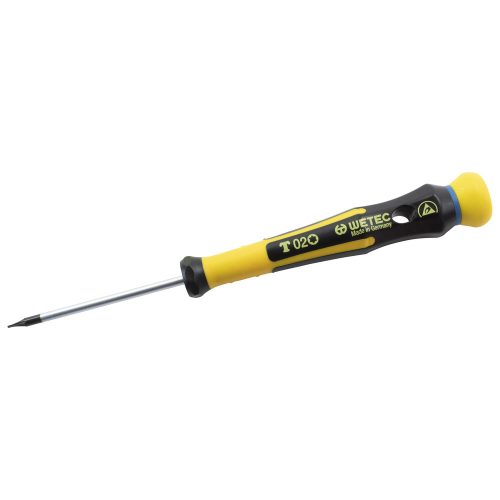 WETEC Torx precíziós csavarhúzó, ESD, T6x70 mm, 170 mm