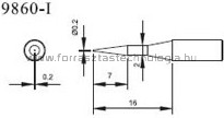 9860-I Pákahegy pár Quick 0,2 mm