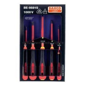 BE-9881S Szigetelt csavarhúzó készlet Ergo Bahco