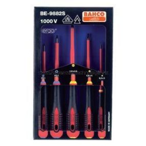 BE-9882S Szigetelt csavarhúzó készlet Ergo Bahco