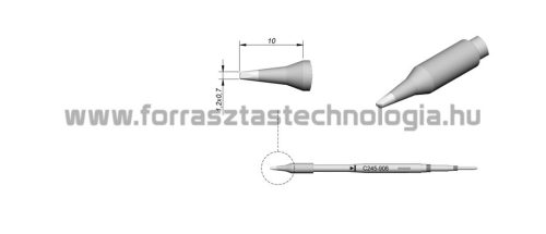 C245-906 Pákahegy JBC 1,2 x 0,7 mm