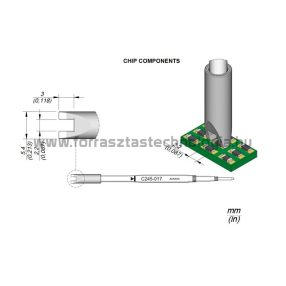 C245-017 PÁKAHEGY JBC SMD 2,3 / 5,4 mm