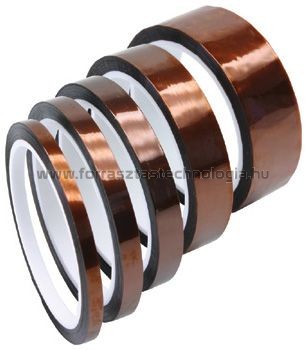 Hőálló ragasztószalag Kapton 12 mm / 33 m